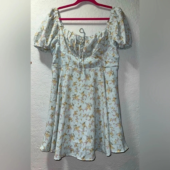 Windsor Budding Romance Floral Chiffon Skater Dress - Picture 1 of 10